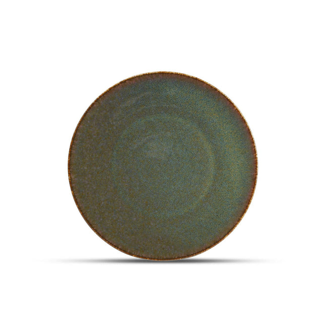 Bonbistro | Plat bord 21cm groen Cirro 6/Box