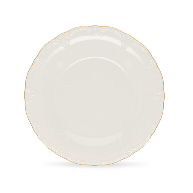 Bonbistro Plat bord 32 cm met gouden rand Retro – porselein horecaservies