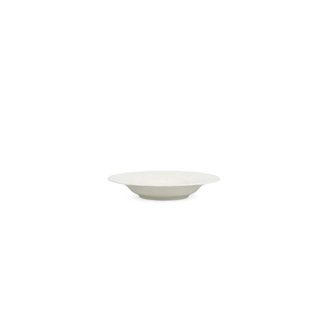 BONBISTRO | Diep bord 23,5/14xH4cm ivoor Retro 6/box