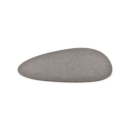 Bonbistro Layer placemat 45x37 cm grijs lederlook – detail van de leerlook voor horecatafels
