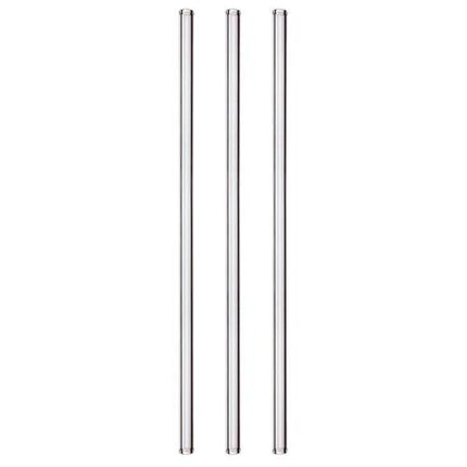 Straight Glass Straws 23 cm 50/Set