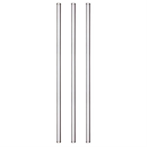 Straight glass straws 23 cm 50/Set