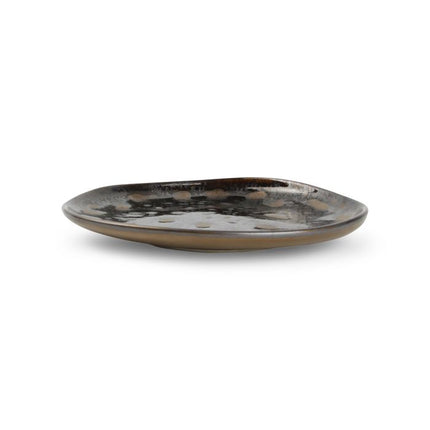Chic | Plat bord 20cm gold flaked Nobile 4/Box