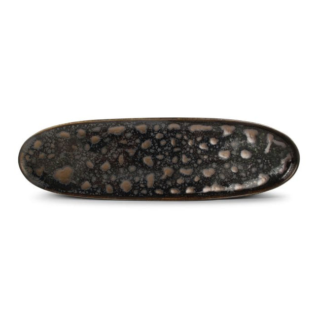 Chic | Serveerschaal 33,5x9cm gold flaked Nobile 4/Box