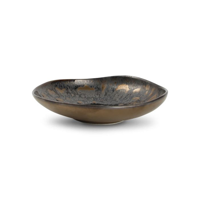 Chic | Diep bord 20xH4cm gold flaked Nobile 4/Box