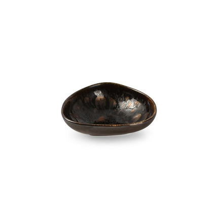 Chic | Bowl 12x10.5xH4cm gold flaked Nobile 4/Box