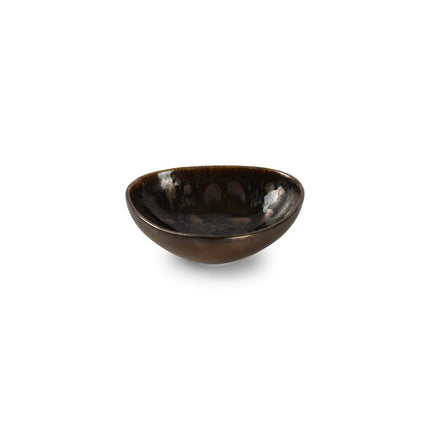 Chic | Bowl 12x10.5xH4cm gold flaked Nobile 4/Box