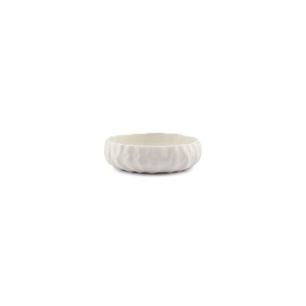 Chic Kom Arte 15 cm wit – zijaanzicht porselein