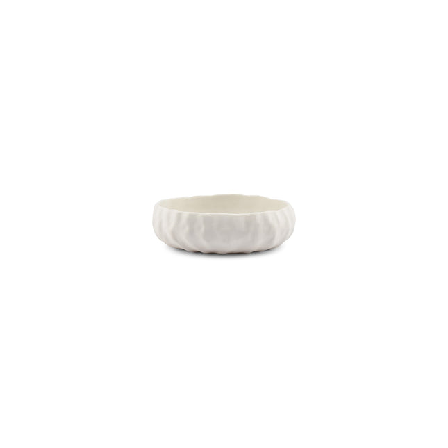Chic Kom Arte 15 cm wit – zijaanzicht porselein