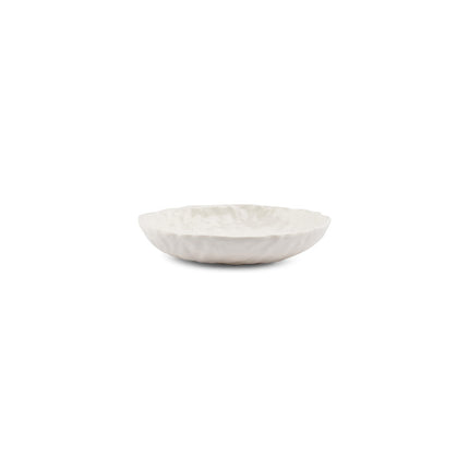 Chic Kom Arte 20 cm wit – zijaanzicht porselein