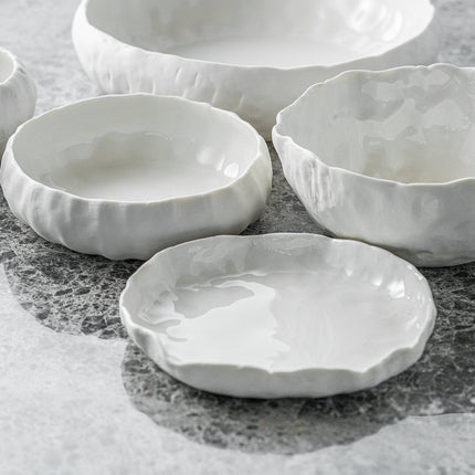 CHIC | Kom 23xH6,5cm wit Arte 4/box