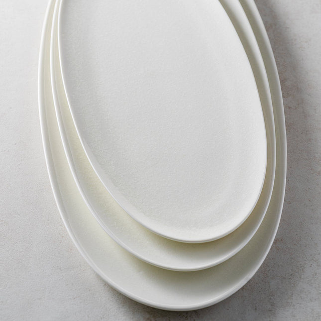 CHIC | Serveerschaal 35,5x15cm white Contour 1/box