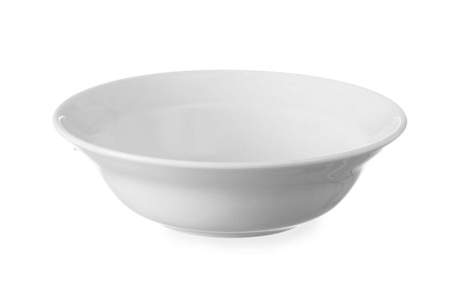 Saladeschaal 190x55 mm Saturnwit porselein 1/box