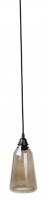APS hanglamp grijs glas 19,5 cm - sfeerverlichting voor restaurant en bar