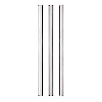 APS glazen rietjes recht 15 cm 50 stuks - herbruikbare rietjes voor cocktails