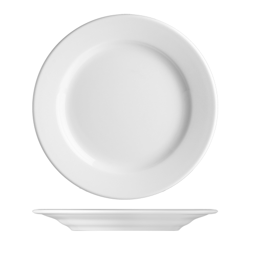 Benedikt Princip plat bord Ø 28 cm – groot porseleinen serveerbord voor de horeca