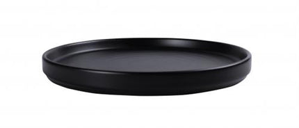 APS Ming bord zwart 22 cm - keramisch dessertbord voor de horeca