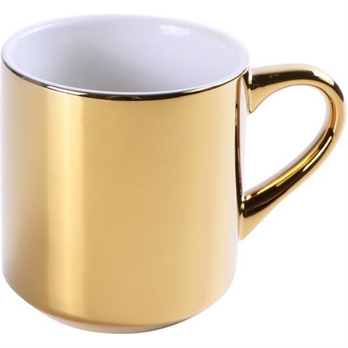 Gouden koffie mug 340 ml – stijlvolle koffiebeker voor koffiebars en restaurants