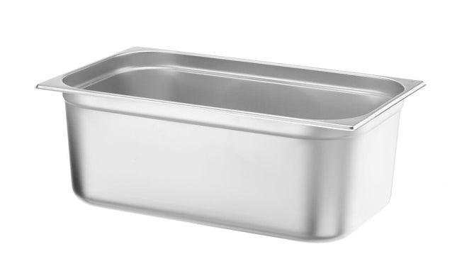 Hendi Budget Line gastronormbak 1/1 200 mm – zeer diepe rvs GN-bak voor soep en bulkbereiding