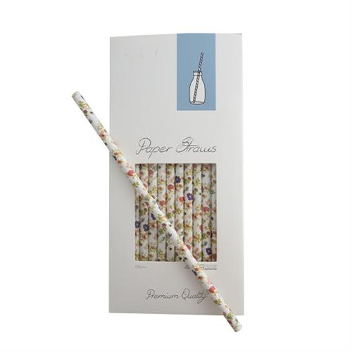 Paper straw flowers 8*255 mm