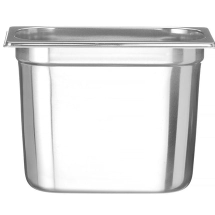 Hendi Profi Line gastronormbak 1/4 200 mm – zeer diepe compacte rvs GN-bak voor soep en saus