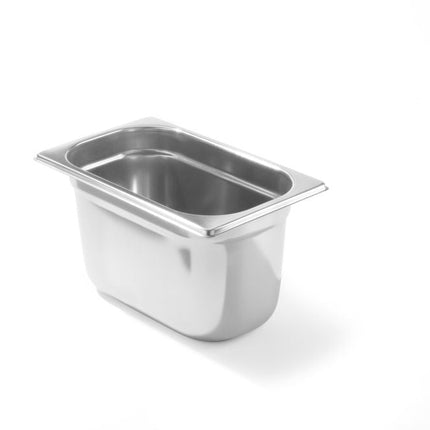 Hendi Profi Line gastronormbak 1/4 150 mm – extra diepe rvs GN-bak voor bain-marie en buffet