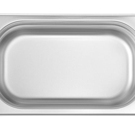Hendi gastronormbak 1/4 100 mm Profi Line – detail van roestvrij staal voor restaurant en catering