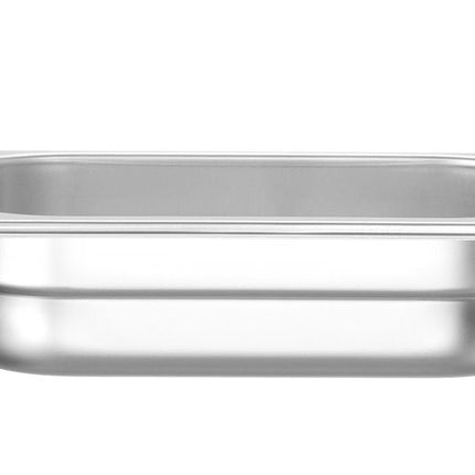 Hendi Profi Line gastronormbak 1/4 65 mm – compacte rvs GN-bak voor saladebar en toppings