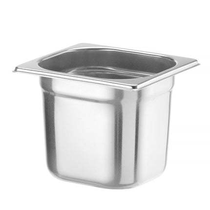 Hendi GN-bak 1/6 150 mm rvs Profi Line – hoge smalle gastronormbak voor bain-marie en buffet