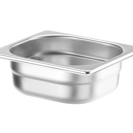 Hendi GN-bak 1/6 65 mm rvs Profi Line – compacte gastronormbak van bovenaf voor buffet en catering