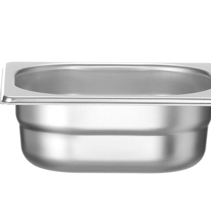 Hendi Profi Line gastronormbak 1/6 65 mm – kleine rvs GN-bak voor garnituren en saladebar