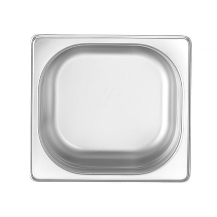 Hendi gastronormbak 1/6 65 mm Profi Line – detail van roestvrij staal voor restaurant en keuken