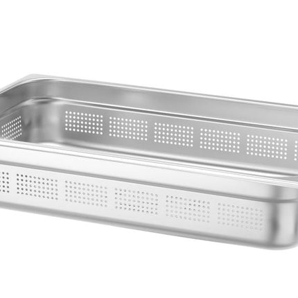 Gastronormbak1/1 100 mm rvs geperforeerd 1/box