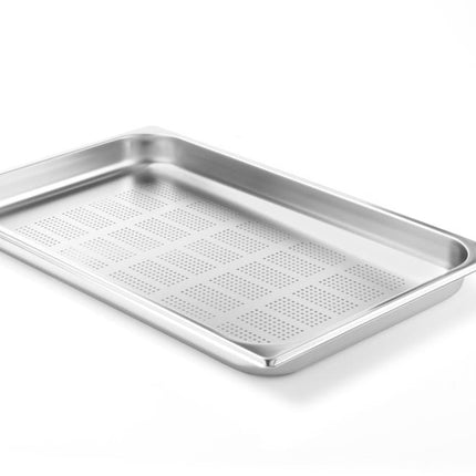 Gastronorm pan 1/1 40 mm stainless steel perforated 1/box