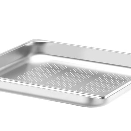 Gastronormbak2/3 40 mm rvs geperforeerd 1/box