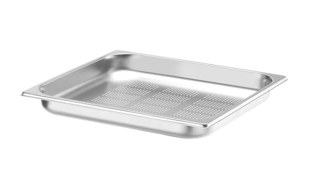 Gastronormbak2/3 40 mm rvs geperforeerd 1/box