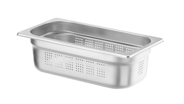 Gastronormbak rvs 1/3 100 mmProfi Line geperforeerd 1/box