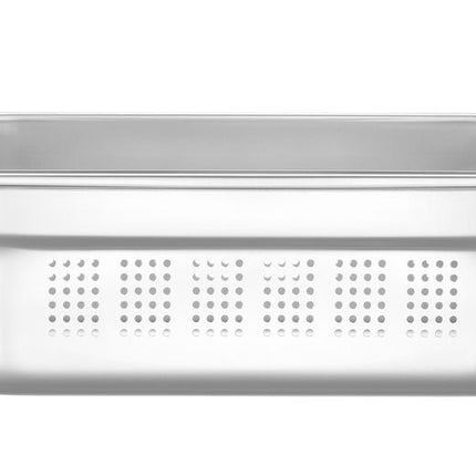 Gastronormbak rvs 1/3 100 mmProfi Line geperforeerd 1/box