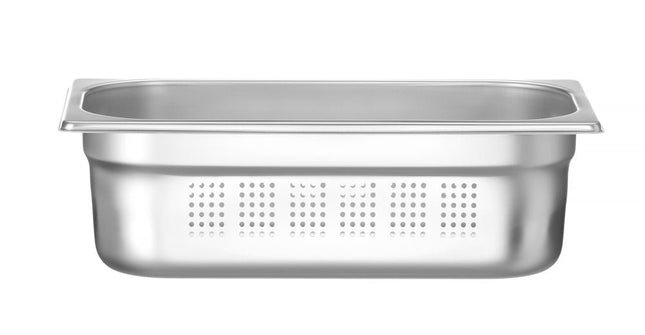 Gastronormbak rvs 1/3 100 mmProfi Line geperforeerd 1/box