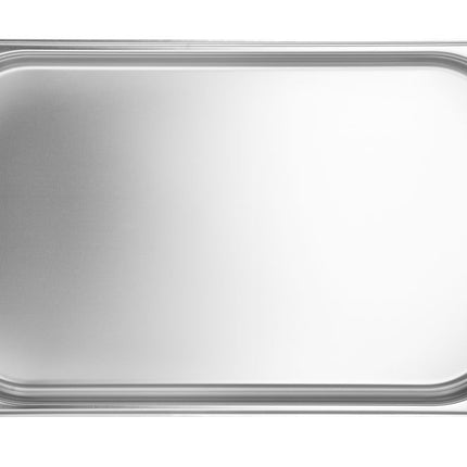 Hendi gastronormbak 1/1 65 mm Kitchen Line – close-up van de rvs rand voor de horecakeuken