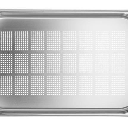 Hendi GN-bak 1/1 40 mm rvs geperforeerd Kitchen Line – gatenbak van bovenaf voor groente en pasta