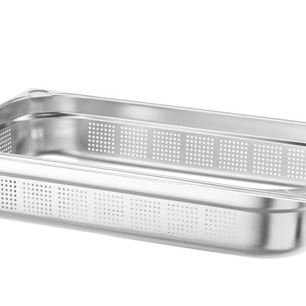 Stainless steel Gastronorm pan 1/1 100 mm Kitchen Line perforated 1/box
