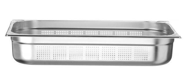 Gastronormbak rvs 1/1 100 mmKitchen Line geperforeerd 1/box
