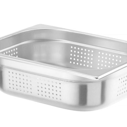 Gastronormbak rvs 1/2 100 mmKitchen Line geperforeerd 1/box