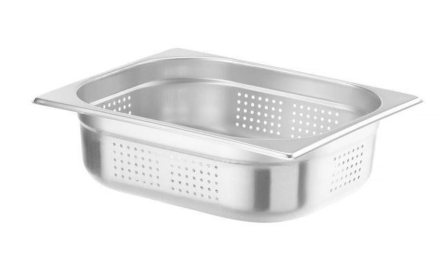Gastronormbak rvs 1/2 100 mmKitchen Line geperforeerd 1/box