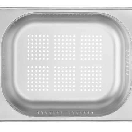 Gastronormbak rvs 1/2 100 mmKitchen Line geperforeerd 1/box