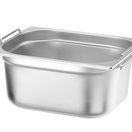 Gastronorm container 1/2 150 mm stainless steel with handles Budget Line 1/box