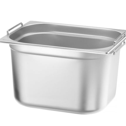 Gastronormbak 1/2 200 mmrvs met handgrepen Budget Line 1/box