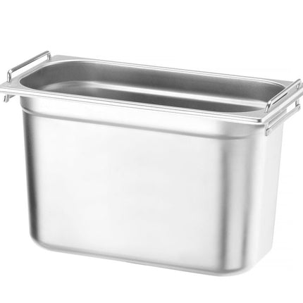Gastronorm pan 1/3 200 mm stainless steel with handles Budget Line 1/box