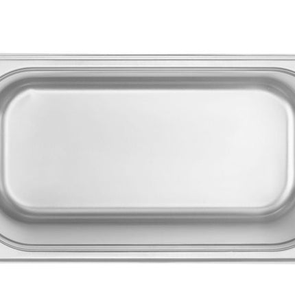 Detailfoto Hendi gastronorm 1/3 200 mm roestvrijstaal met handgrepen voor horecagebruik